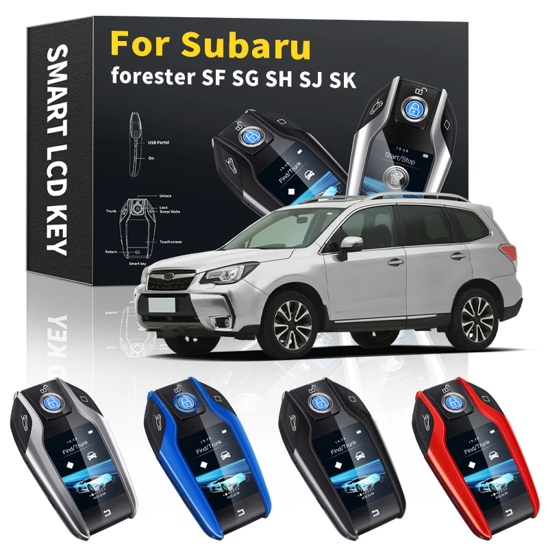 

For Subaru Forester SF SG SH SJ SK 2011 2012 2013 2014 2015 2016 2017 2018 2019 2020 Modified Car Smart LCD Key Remote smart key