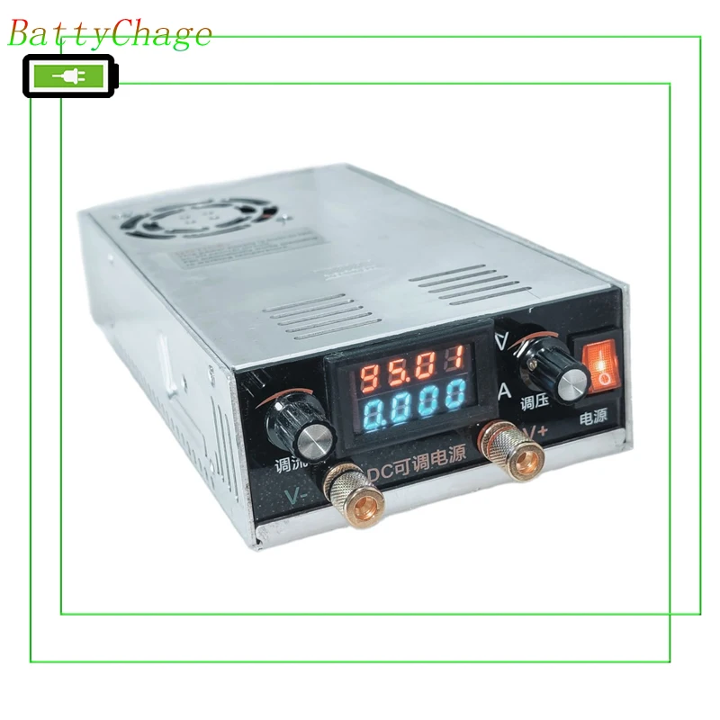 

Lithium battery charger DIY S350-27 repair experiment voltage regulator adjustable power supply 4-bit high-precision meter
