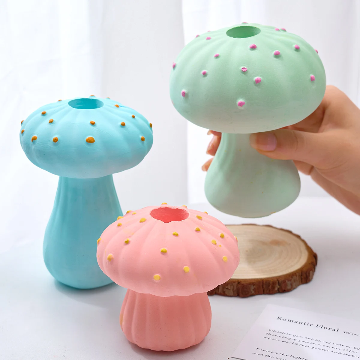 Силиконовая форма для гидропонного тестирования грибов вазы клей гипса и