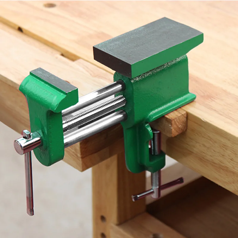 

Anvil Vise Cast Iron Pad Manual 50*95Mm Tablehome Using Woodworking Jaw Bench Vise