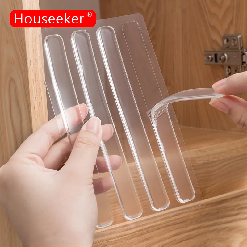 

Наклейка для предотвращения столкновений, Силиконовая накладка для домашней дверной ручки, антиколлизия, бесшумная на стене за дверью холодильника