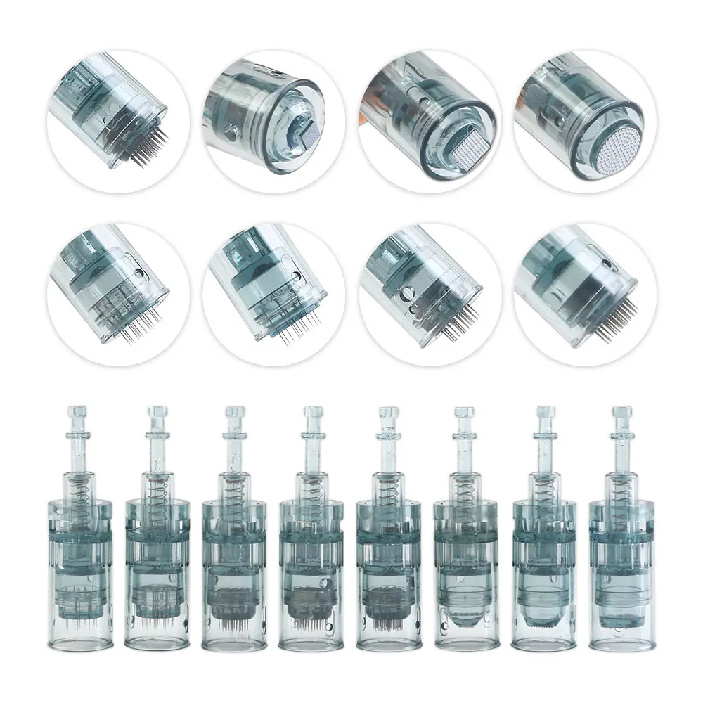 

Dermapen M8 Microneedling 30pcs Dr Pen M8 Cartridges MTS Microneedle Mesotherapy Needles Bb Glow Drag Nano Cartridges Skin Care