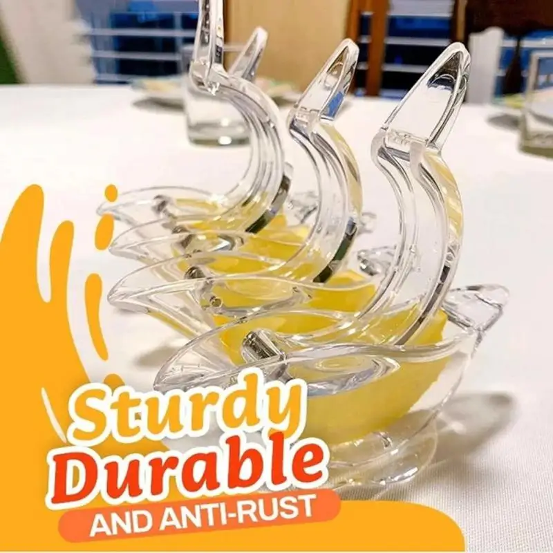 

Ship Type Quick Squeezer Machine Manual Lemon Clip Plastic Manual Transparent Bird Shape Lemon Clip Citrus Juicer Juicer Plastic