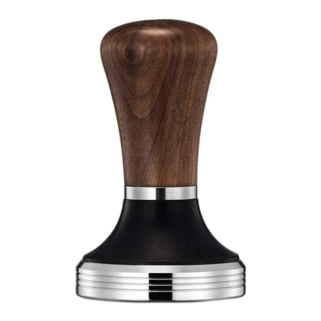 

53mm Coffee Tamper Powder Hammer Pressing Walnut Handle Coffee Distributor for Coffee and Espresso Hammer Tampers