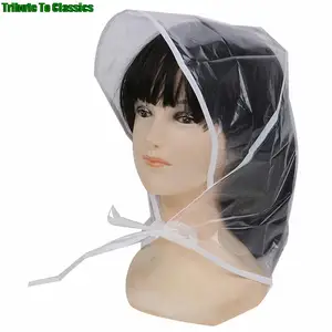Imported Creative Plastic Rain Hat Cap Coat Raincoat Universal Use Hiking Fishing Rains Waterproof Windproof 