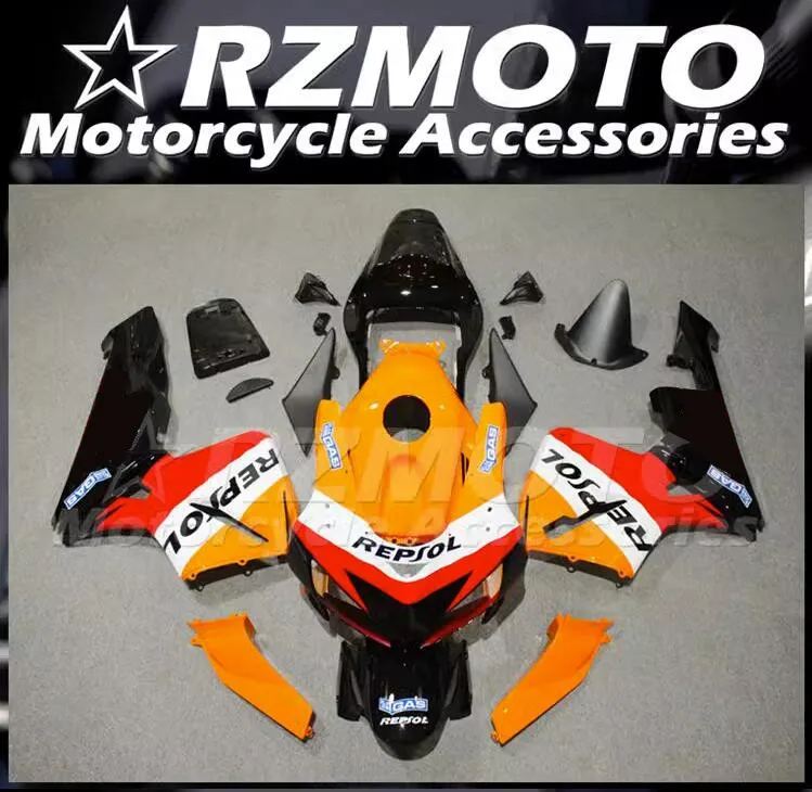 

Injection Mold New ABS Whole Fairings Kit Fit for HONDA CBR600RR F5 2005 2006 05 06 Bodywork Set Red Orange