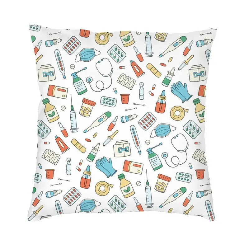 

Наволочки с узором медсестры, домашний декор, забота о здоровье, скандинавский диван, двойная наволочка