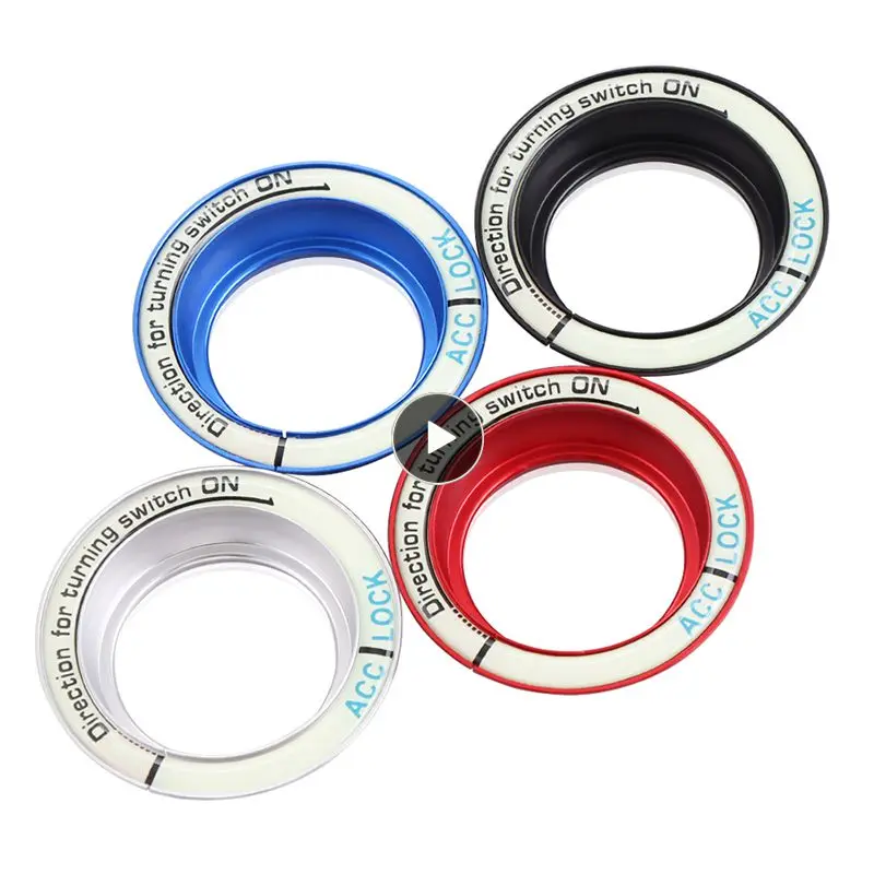 

Switch Cover Sticker Universal Decorative Ring Durable Ford Luminous Ignition Key Ring Luminous Ralliart Ignition Key Ring