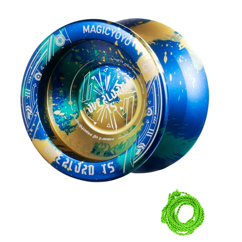 

MAGICYOYO Unresponsive Yoyo T5 Overlord,Intermediate Yoyo,CNC Aluminum Alloy Professional Yoyo With Strings For Kids Classic Toy
