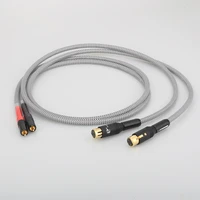 a26 xw62 audio signature1m ofc silver plated rca male to xlr male female plug audio cable