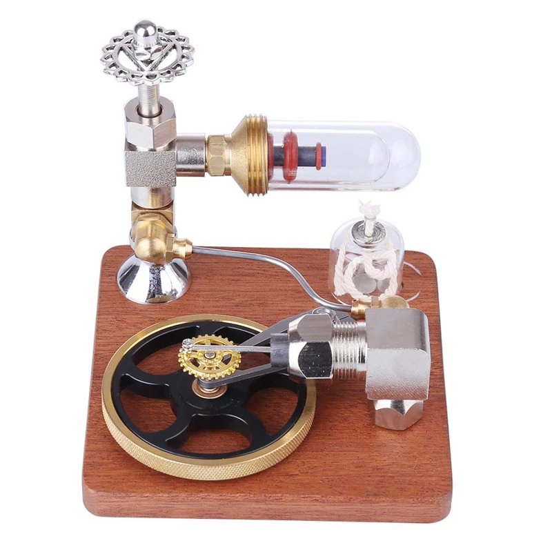 

Stirling Engine Model Kit,Adjustable Speed Stirling Engine Model With Horizontal Flywheel Physics Steam Power