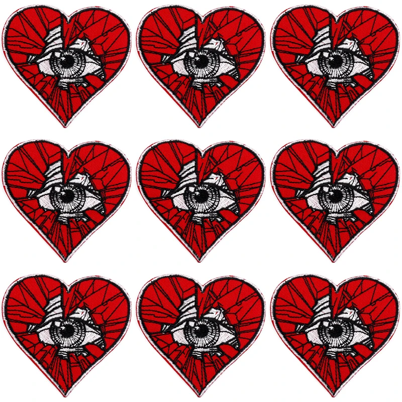 Патчи с вышивкой в стиле панк 10 шт./лот