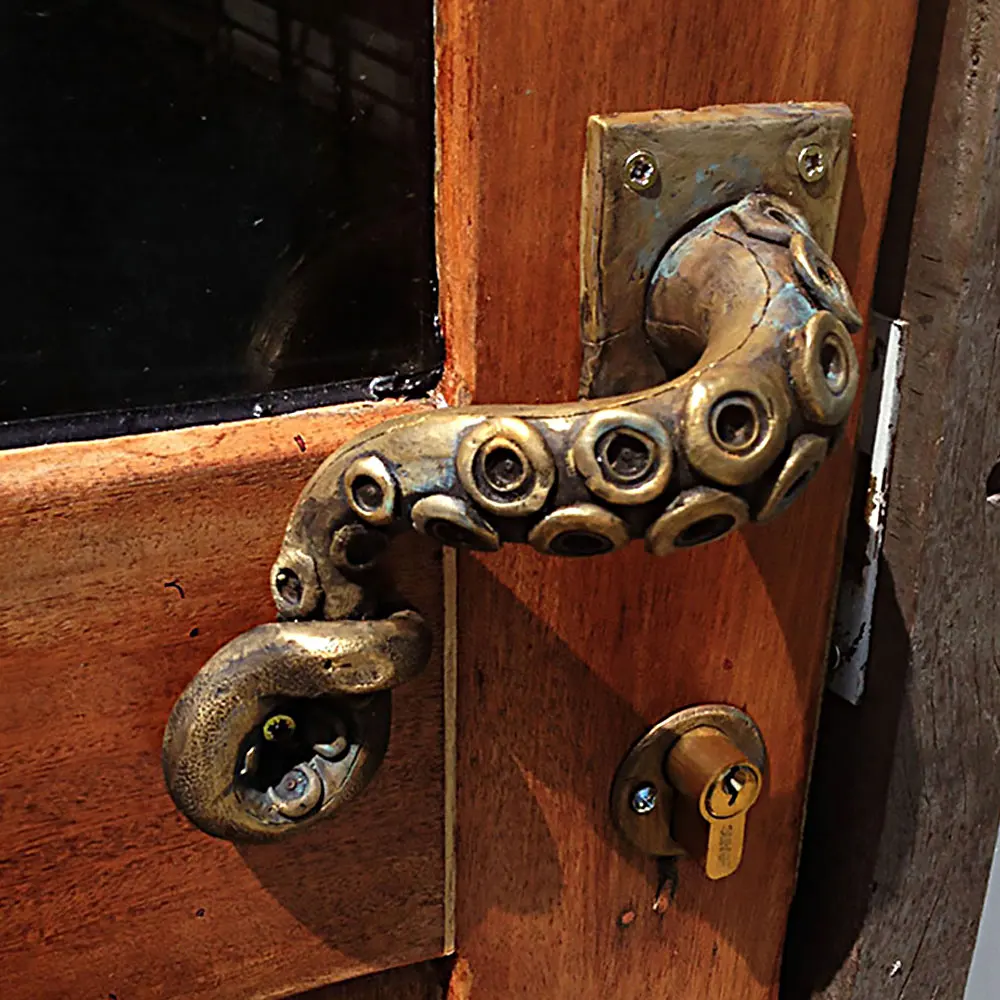 

Vintage Antique Bronze Cabinet Handles Octopus Knob Handles Drawer Knobs Wardrobe Door Pullers Furniture Handle Dropshipping
