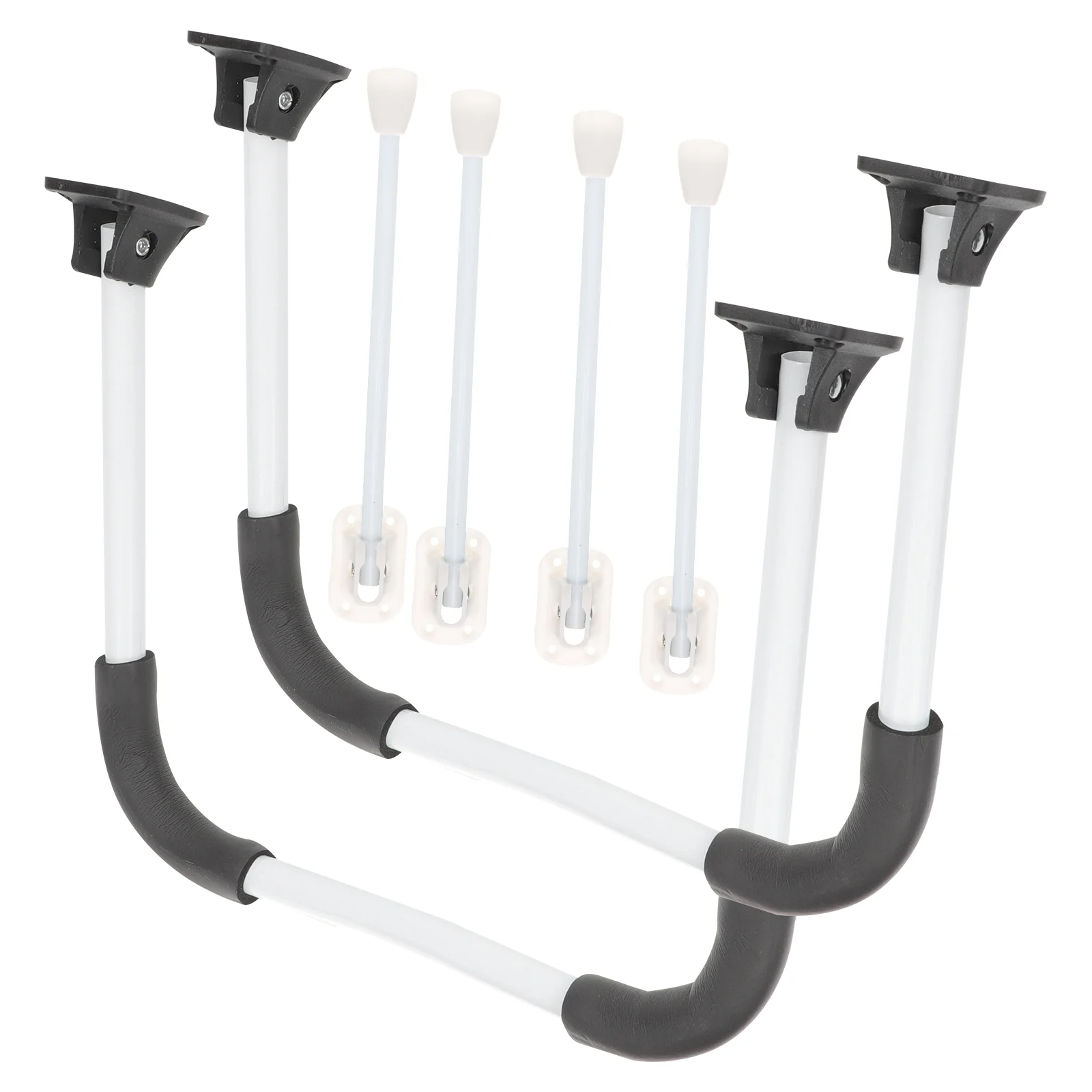 

2 Sets Desk Legs Accessory Wear-resistant Dining Table Household Supply Folding Rubber Foldable