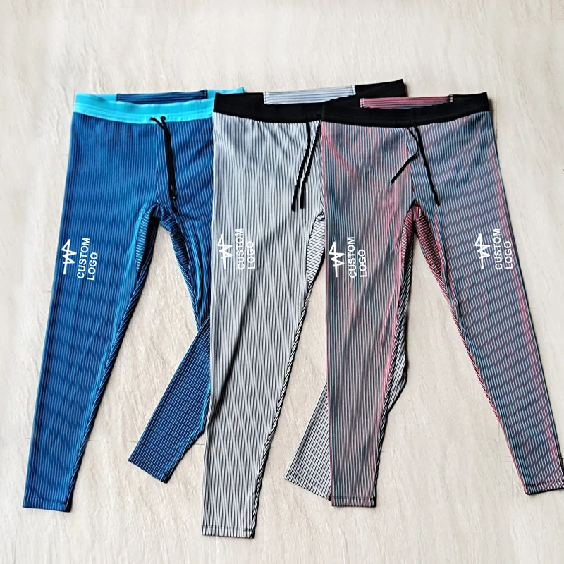 

Man Running Warm up Leggings Tights Track&Field Training Suit Outfit Long Pants Can Print