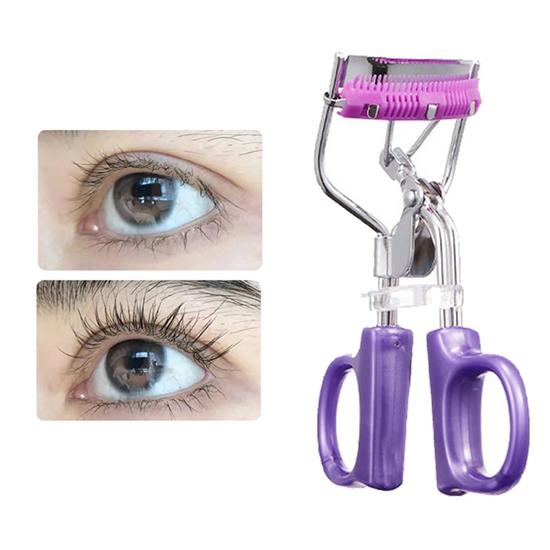 

Comb Eyelash Curler Professional Eyelash Curler False Eyelashes Auxiliary Eyelash Curling Clip Small Makeup Tools