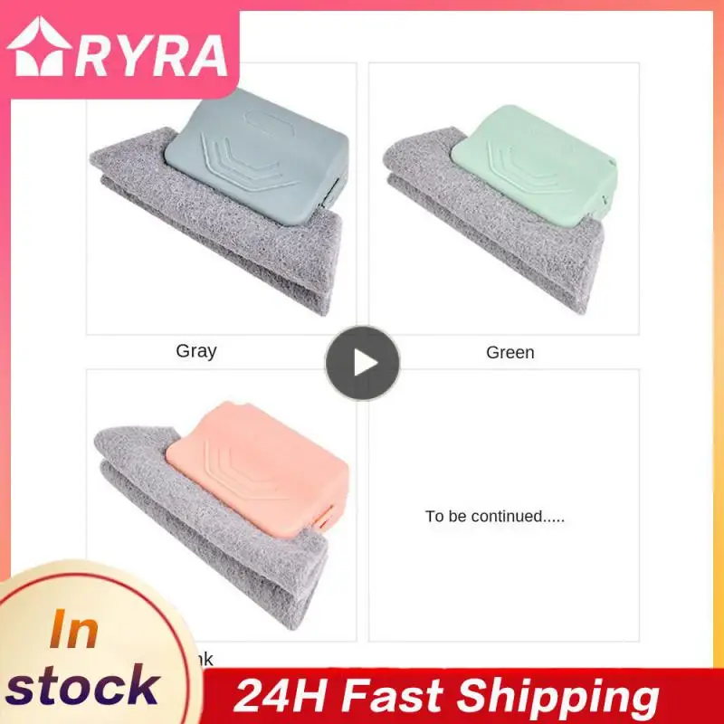 

Clean Windowsill Dead Corner Crevice Cleaning Brush Brush Groove Green Gutter Cleaning Brush Clean Up Dead Ends 2 In 1 Grey