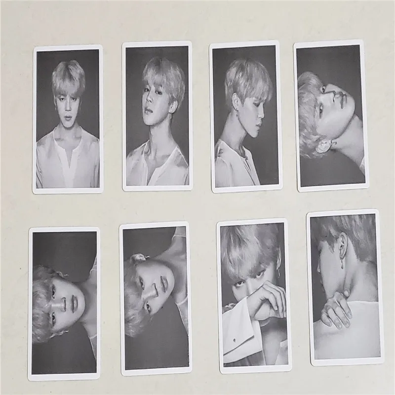

KPOP 8PCS Bangtan Boys Map Of The Soul Tour Double Sides Photocards LOMO Card JIMIN JIN SUGA J-HOPE Fans Collection