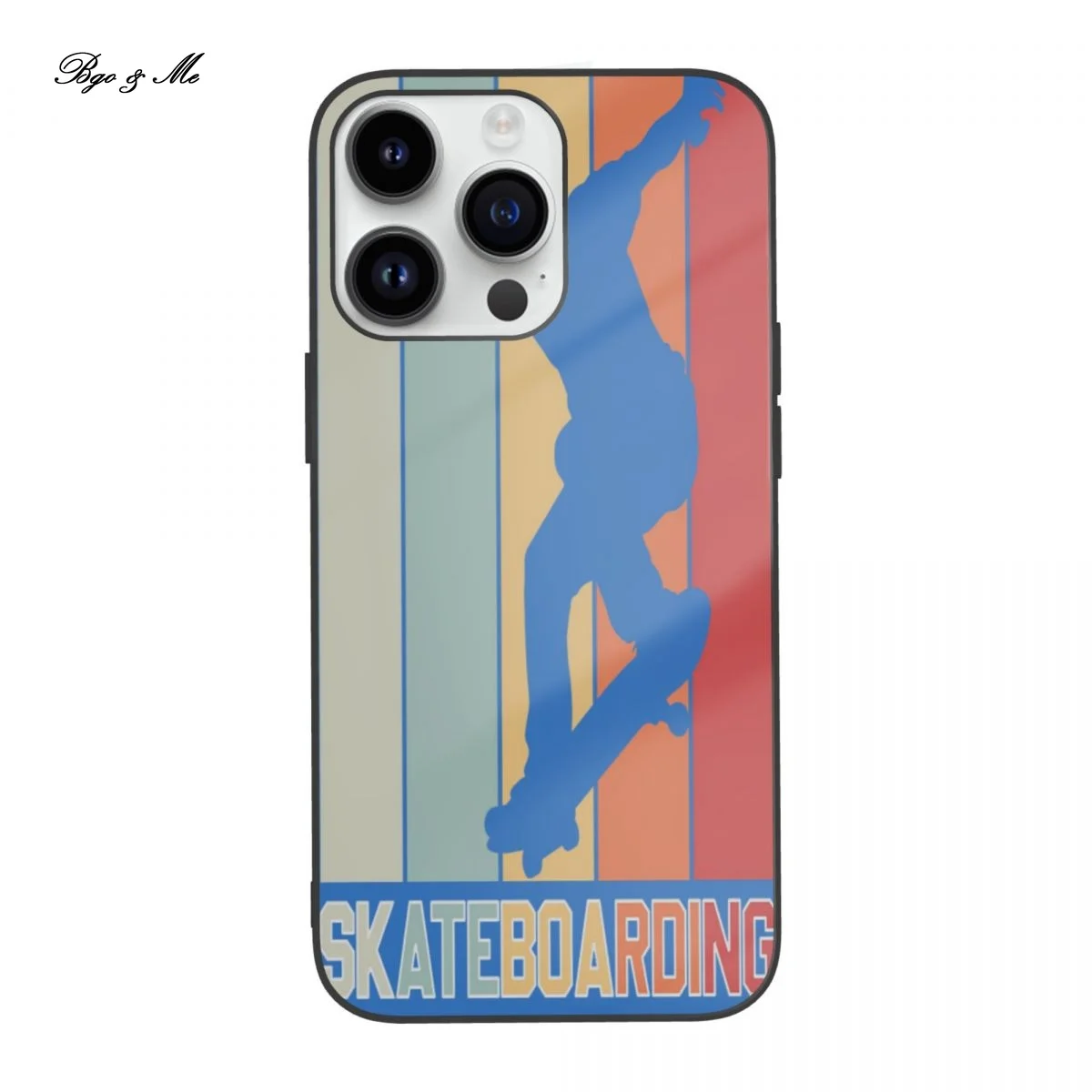 

IPhone 14 Case with Novelty Surfing Surfer Vintage Style (2) TPU Glass Bumper Protective Case for Apple iPhone 12 13 14