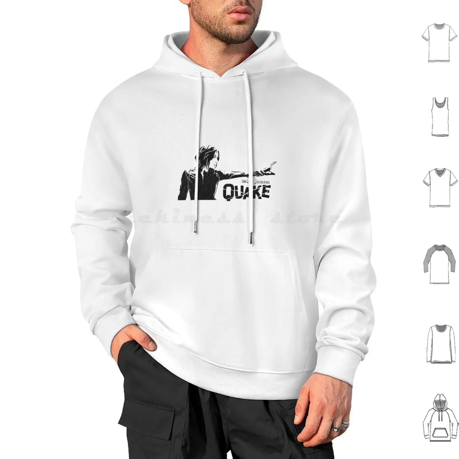 Хлопковая толстовка с капюшоном длинным рукавом