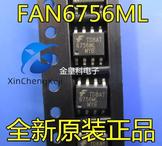 30pcs original new FAN6756ML 6756ML LCD power management SOP-8