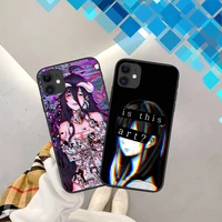 sad anime aesthetic senpai phone cover for iphone 11 12 13 pro max x xr xs max 6 6s 7 8 plus 13mini black soft silicone tpu case