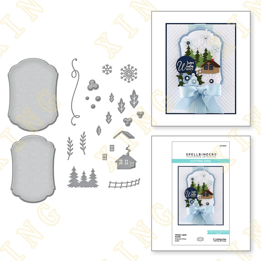 

Snow Bouquet Wildflowers Metal Cutting Dies Diy Scrapbook Paper Diary Decoration Card Handmade Embossing New Product for 2022