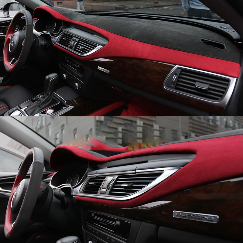 

Alcantara Car Dashboard Covers for Audi A1 8X A3 8V Sportback A4 B8 Avant A5 8T A6 C7 A7 G8 A8 D4 Q3 8U Q5 8R Car Accessories