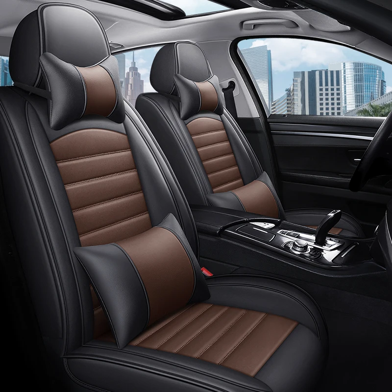 Чехол из искусственной кожи на автомобильное сиденье для VOLKSWAGEN Polo Atlas Jetta Bora Eos Sharan