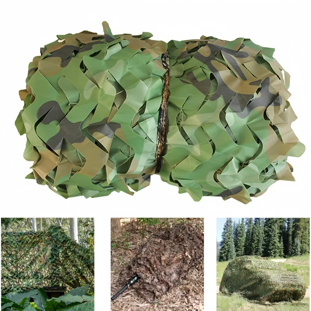 Камуфляжная сетка для защиты от солнца навес автомобиля лесного ландшафта