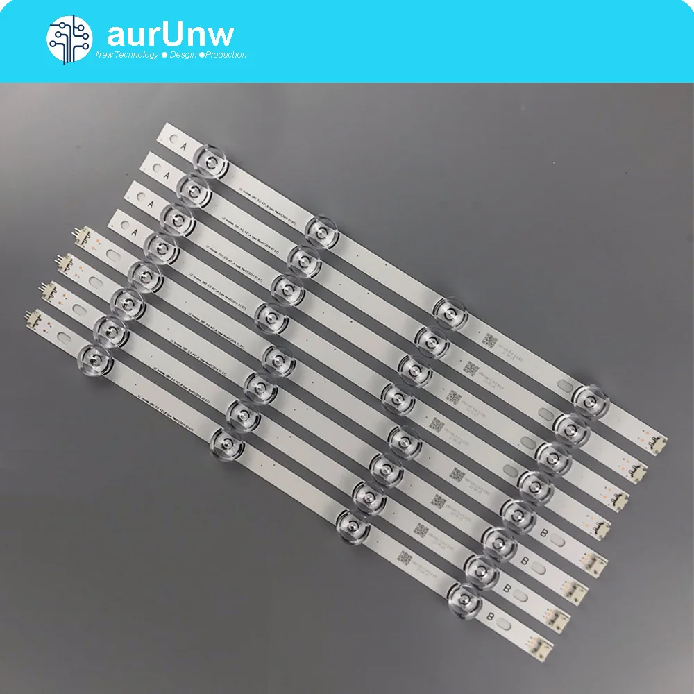

8Pcs/Set LED Strip for LG 42LB5800 42LB5700 42LF5610 42LB550V innotek DRT 3.0 42 A/B 6916L-1709B 6916L-1710B 1709A 1710A