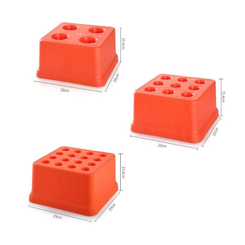 

16/9/4 Holes Milling Cutter Storage Box Multifunctional Drill Bit Dispenser Splicing Organizer Case Tool Holders R9UF