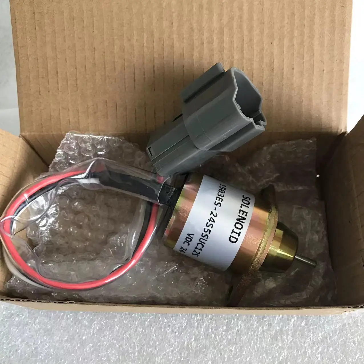 24V Электромагнит отключения подачи топлива Valve 1503ES-24S5SUC12S для Yanmar-TB235 3TNV88 BPTB2 -