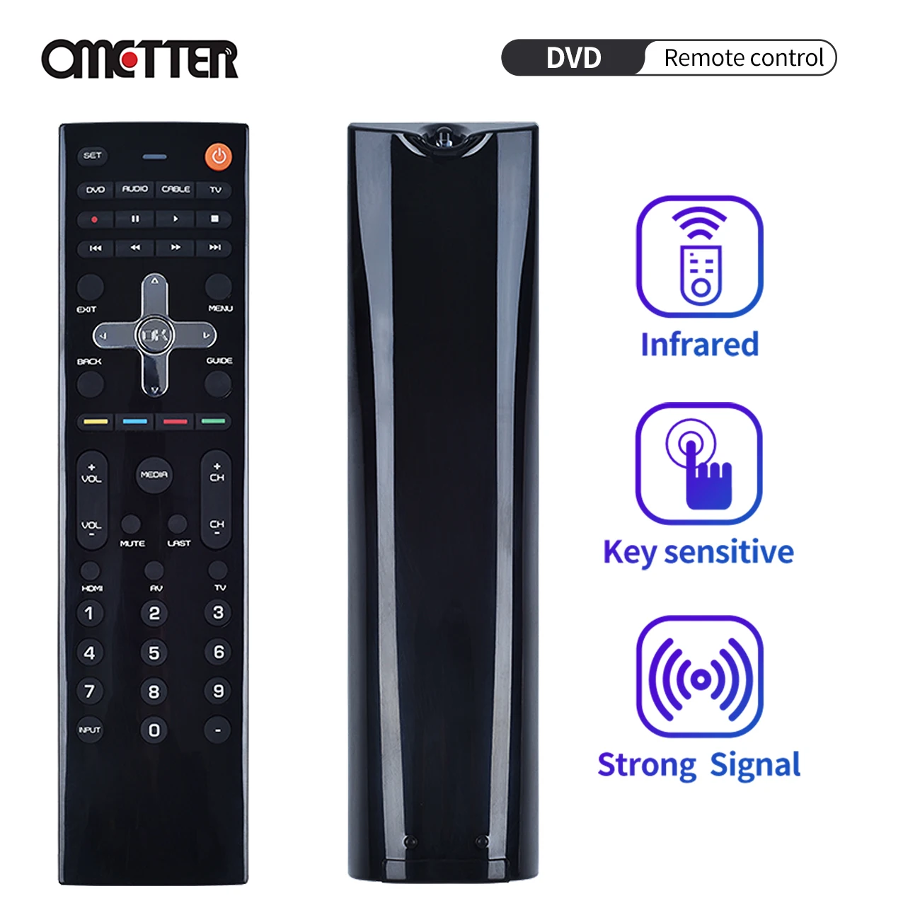 

New For Vizio Remote Control VUR12 098003060100 DVD AUDIO Cable