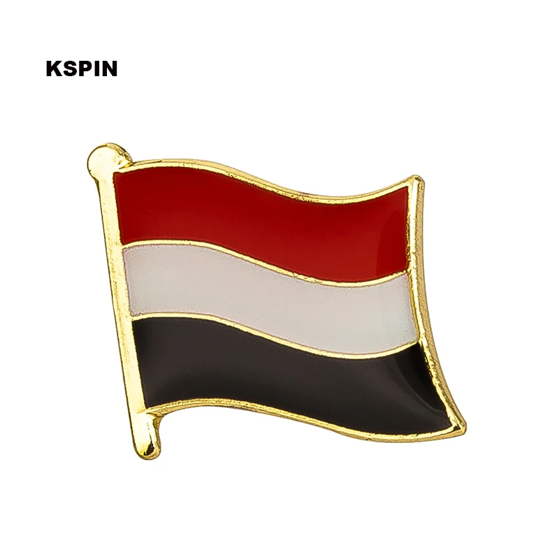 

Yemen Flag Badge Flag Laple Pin Badges Flag Brooch