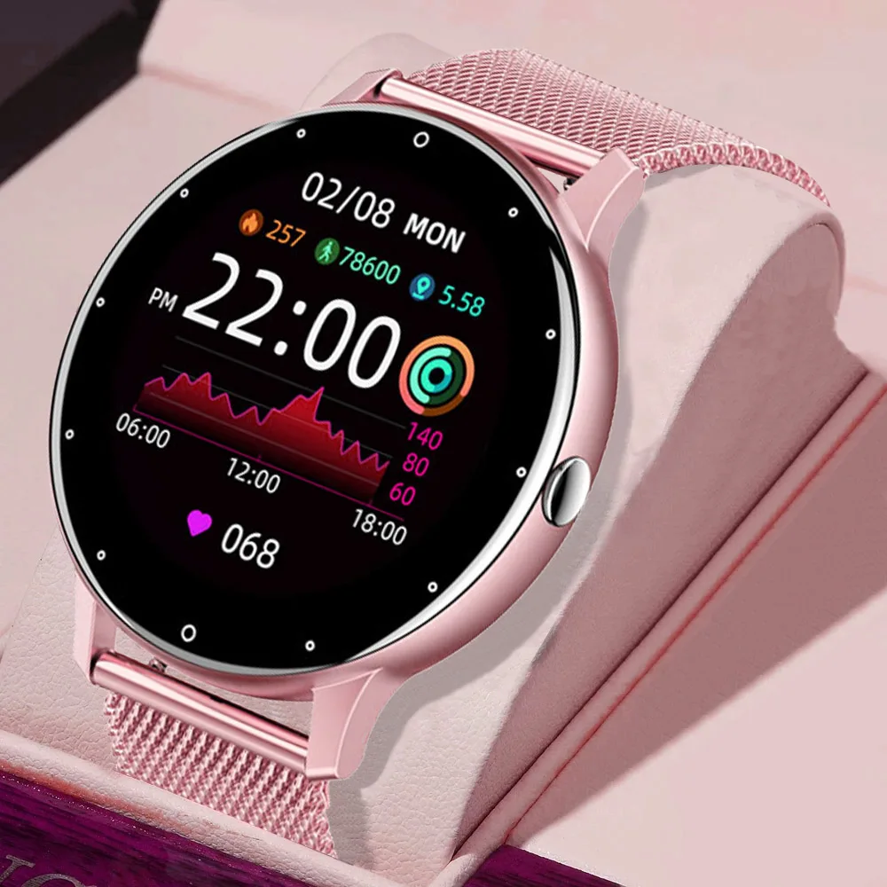 

New Women Smart Watch Men Heart Rate Blood Pressure Fitness Tracker IP67 Waterproof Sports Smartwatch For Huawei Xiaomi IPhone
