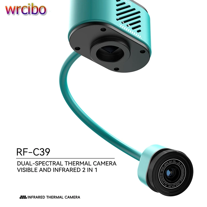 

RF-C39 4K, видимая и инфракрасная двойная спектральная тепловизионная камера, инструменты для анализации короткого замыкания для ремонта неисправностей печатной платы микроскопа