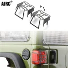 Осевой 16 Scx6 Wrangler 4wd-axi05000t1 металлический задний фонарь затеняющий стерео металлический абажур лампы черныйсеребристый