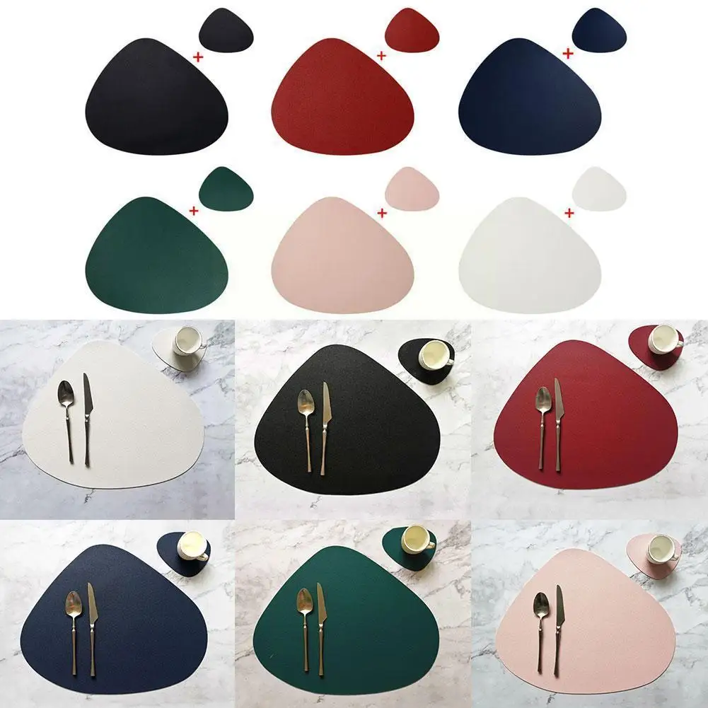 

Коврик-подставка для стола, коврик для столовой посуды из искусственной кожи, водонепроницаемая, тепловая, мягкая, изоляционная, моющаяся, н...