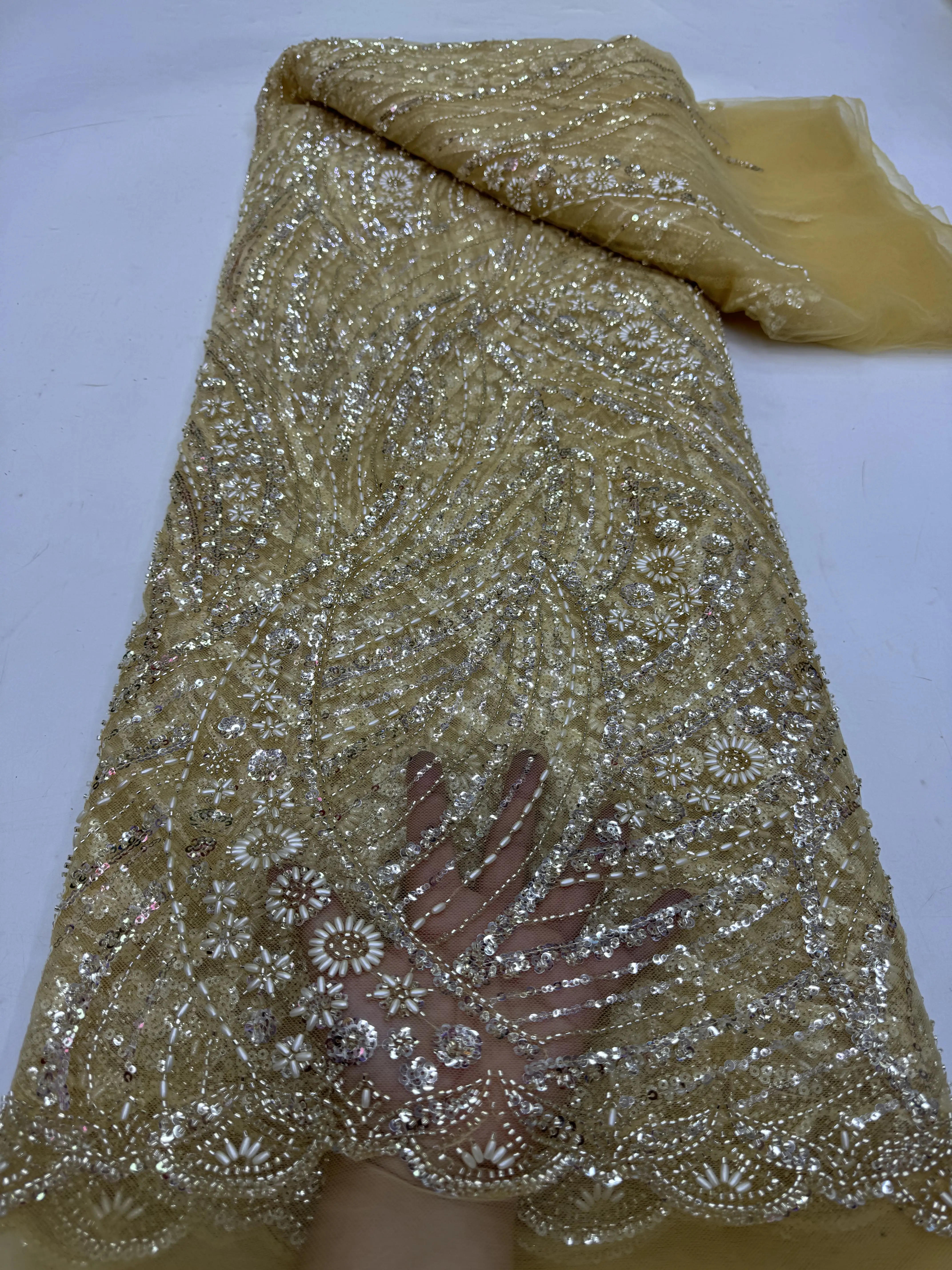 Роскошные бусины ручной работы высокого качества Свадебные африканские блестки