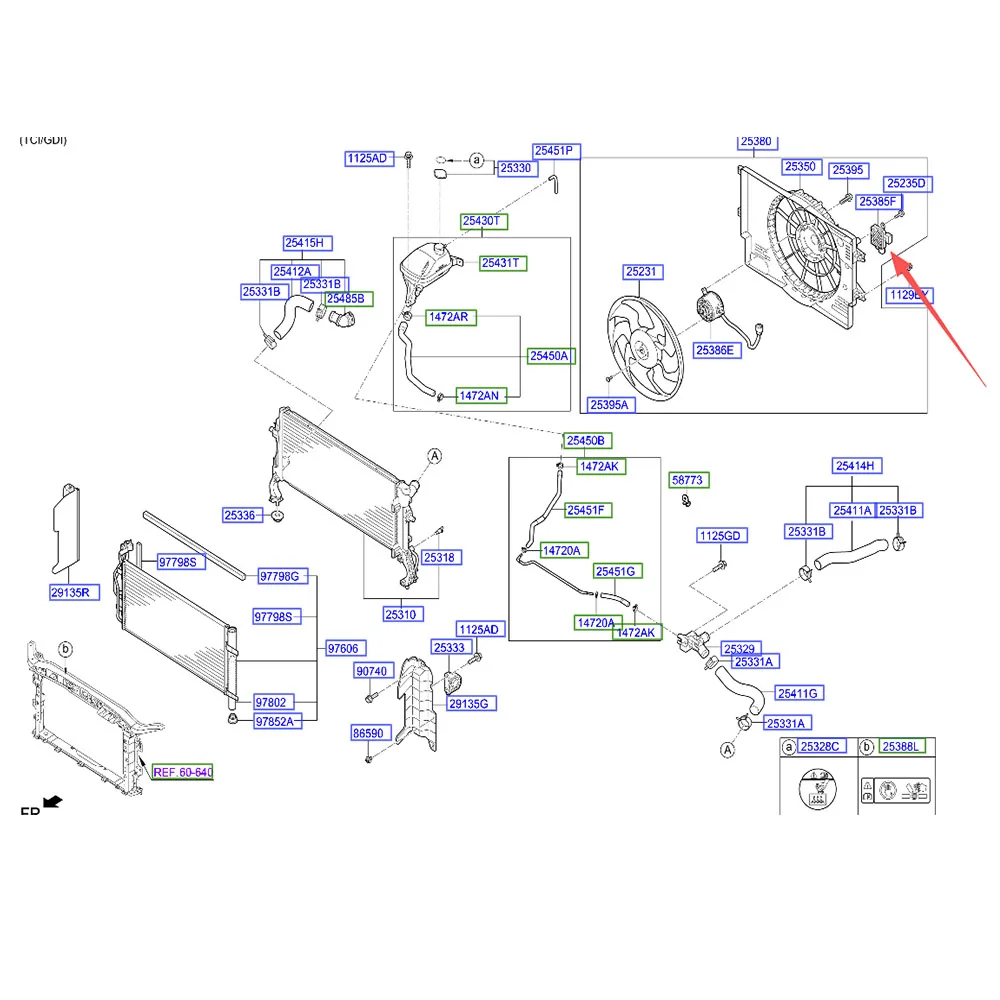 25385F3000 Автомобильный контроллер вентилятора охлаждения для KIA CEEDXCEEDPROCEEDFORTECERATO 2018-HYUNDAI ELANTR автомобильного кондиционера (art.: 3920d35dad91d) - 3920d35dad91d