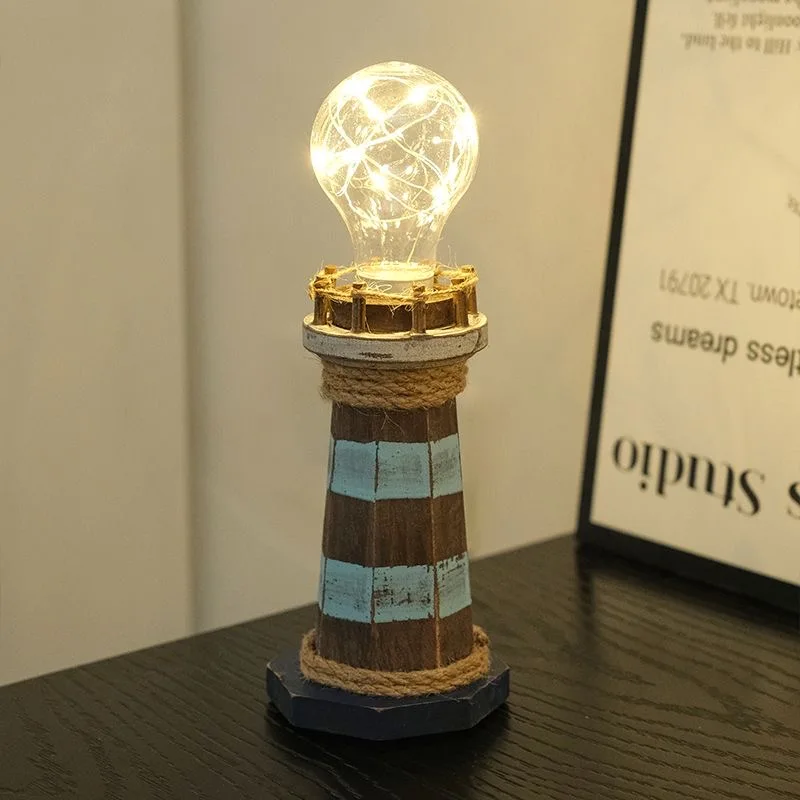 

Деревянный маяк для декора