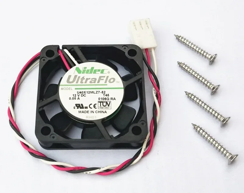 Вентилятор NIDEC U40X12MLZ7-52 DC 12 В 4010 40 мм 40x40x10 для мостового чипа графической карты
