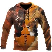 2021king lion 3d all over printed unisex shirts oversized hoodie fashion streetwear man sweatshirt man zipper b2