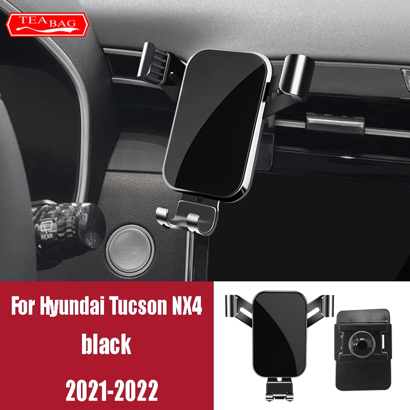 

Car Mobile Phone Holder For Hyundai Tucson NX4 TL Santa Fe 2015-2022 GPS Air Vent Stand Auto Navigation Bracket Car Accessories