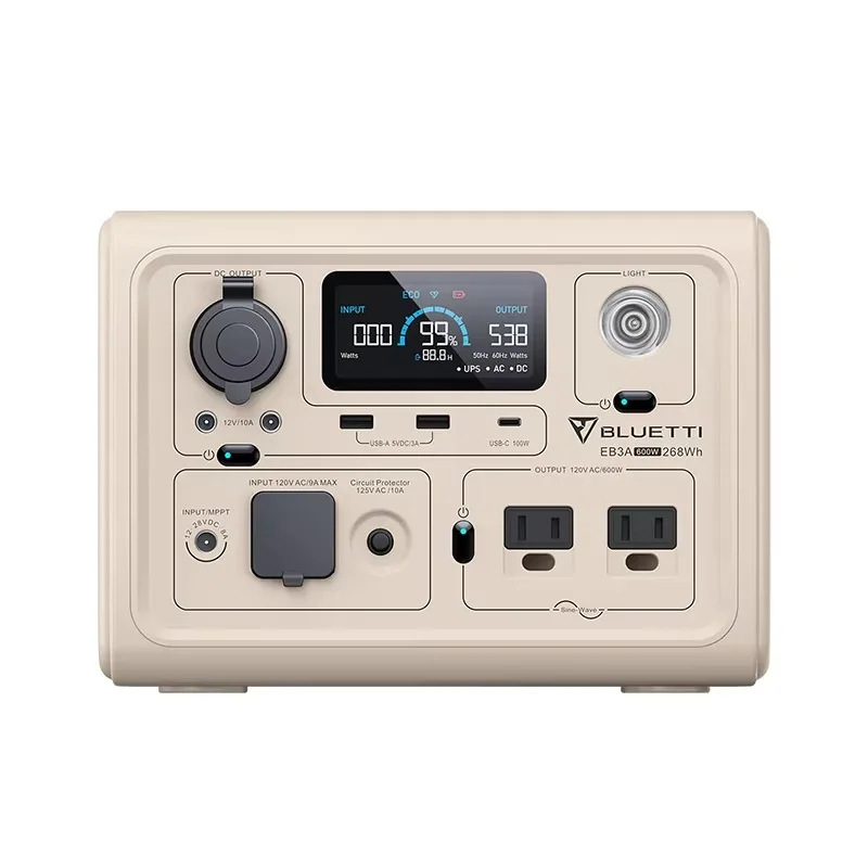 Blu Etti Eb3a Солнечный генератор Портативная электростанция Комплекты солнечных