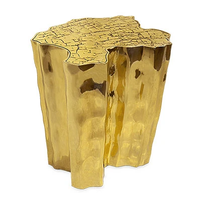 

Metal Coffee Table Light Luxury Modern Tea Table Living Room Villa Club Designer High-End Stump Coffee Table Combination