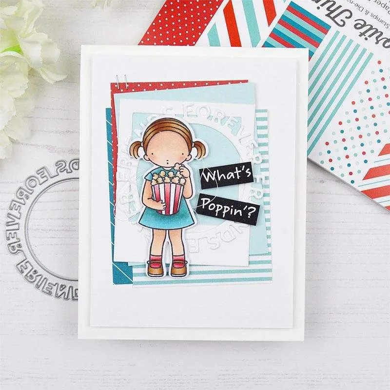 Металлические Вырубные штампы Friends Forever Circle для рукоделия изготовления открыток