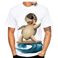 2022 summer tshirts hot sale cute sea turtle 3d print menwomen t shirt underwater world turtle casual short sleeved size 6xl