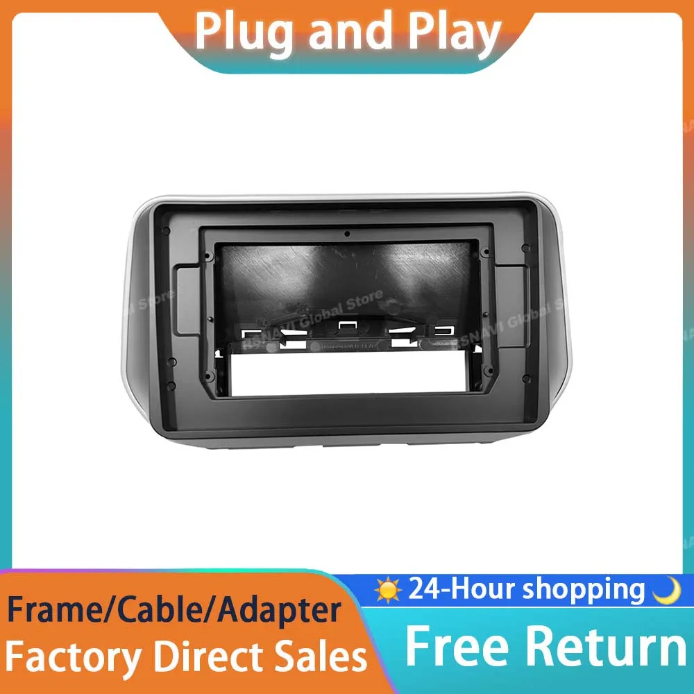 RSNAVI Din 10 1-дюймовый автомобильный радиоприемник для установки DVD GPS Mp5 Пластиковая